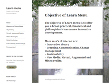 Tablet Screenshot of learnmenu.com